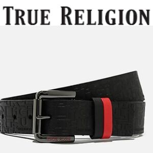 True Religion Nemo Belt w/Bonus Key Fob